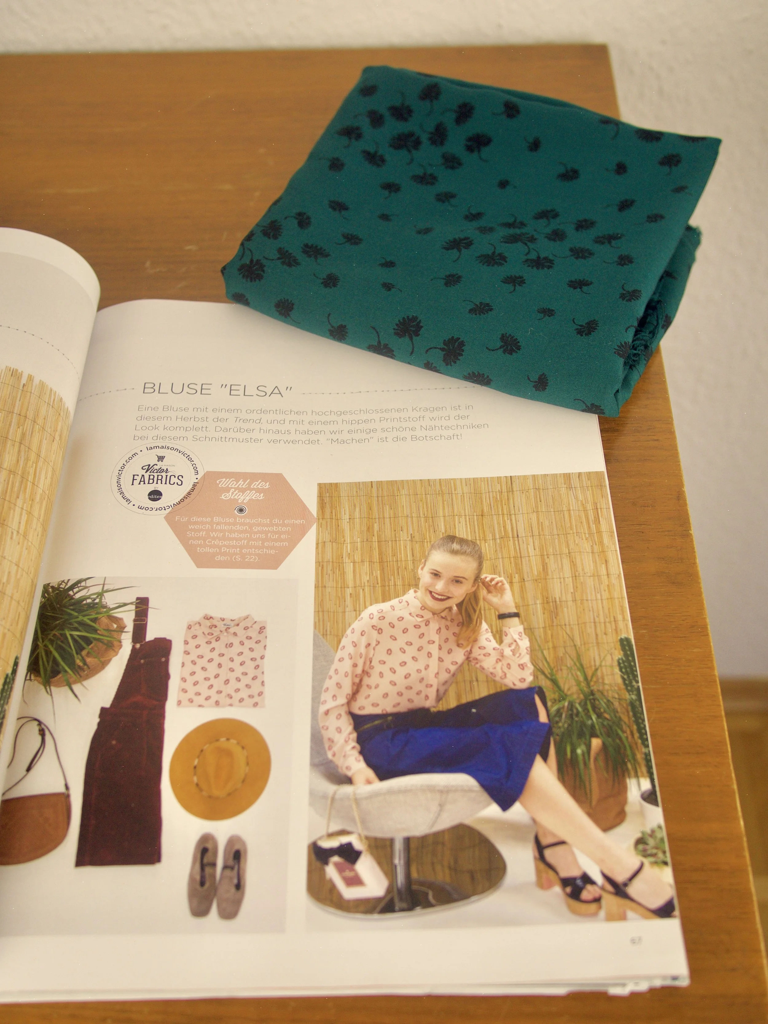 Blusensa2017, La Maison Victor Elsa , Stoff und Stil Viscose