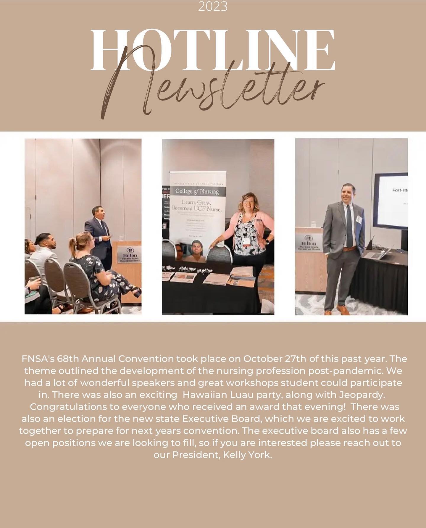 Here&rsquo;s a sneak peek at the latest edition of our Hotline Newsletter! Meet the new 2022-2023 FNSA Board and read the recap from 2022 State Convention in Daytona! View the full newsletter at fnsa.net!