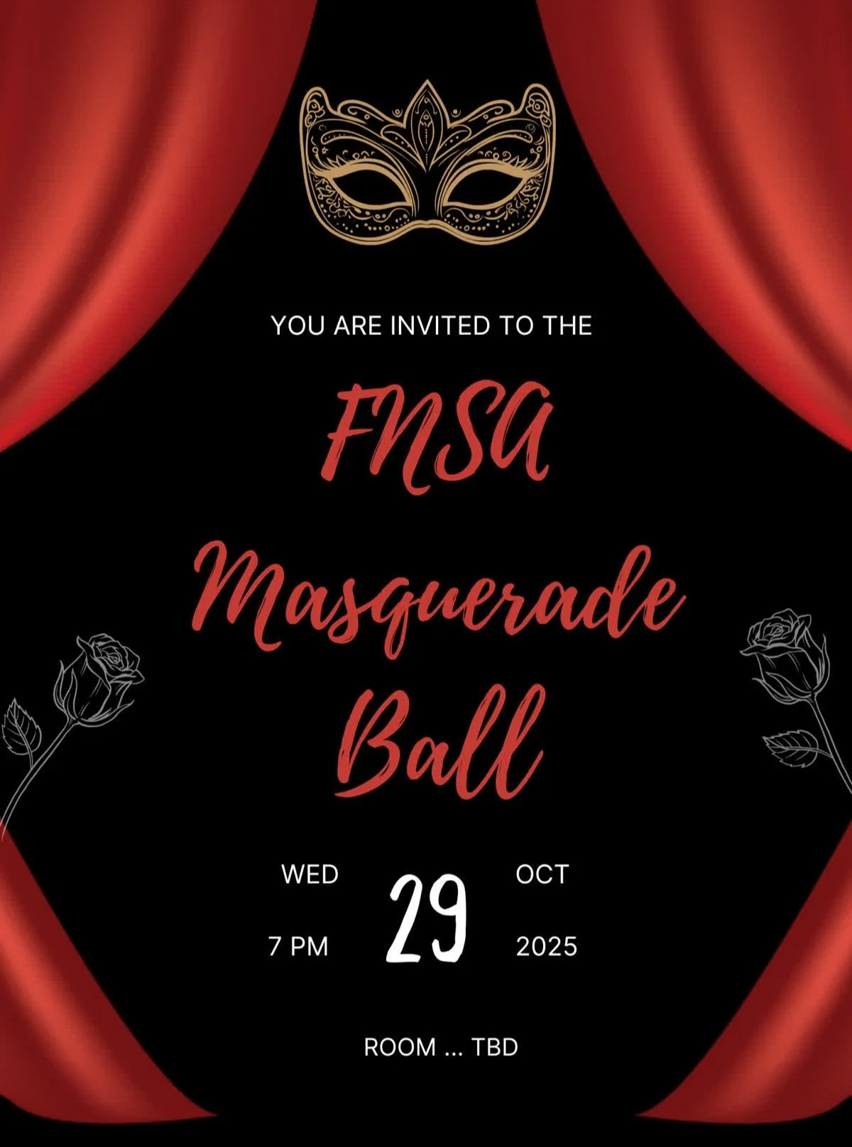 Save the Date 🌹🎭!