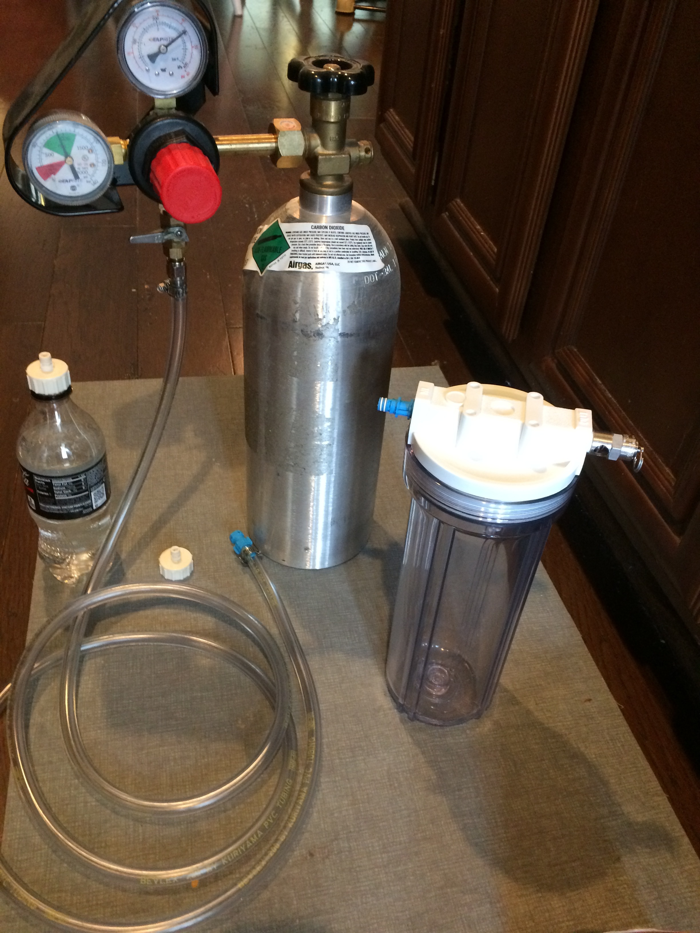  Full kit, plus a 5lb CO2 tank from a local homebrew supply store. 