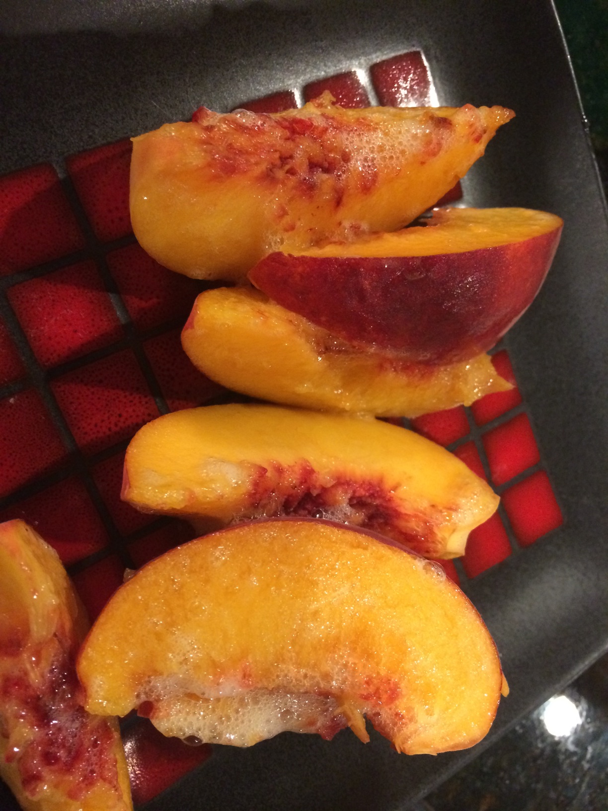  Fizzy peaches are especially good! 