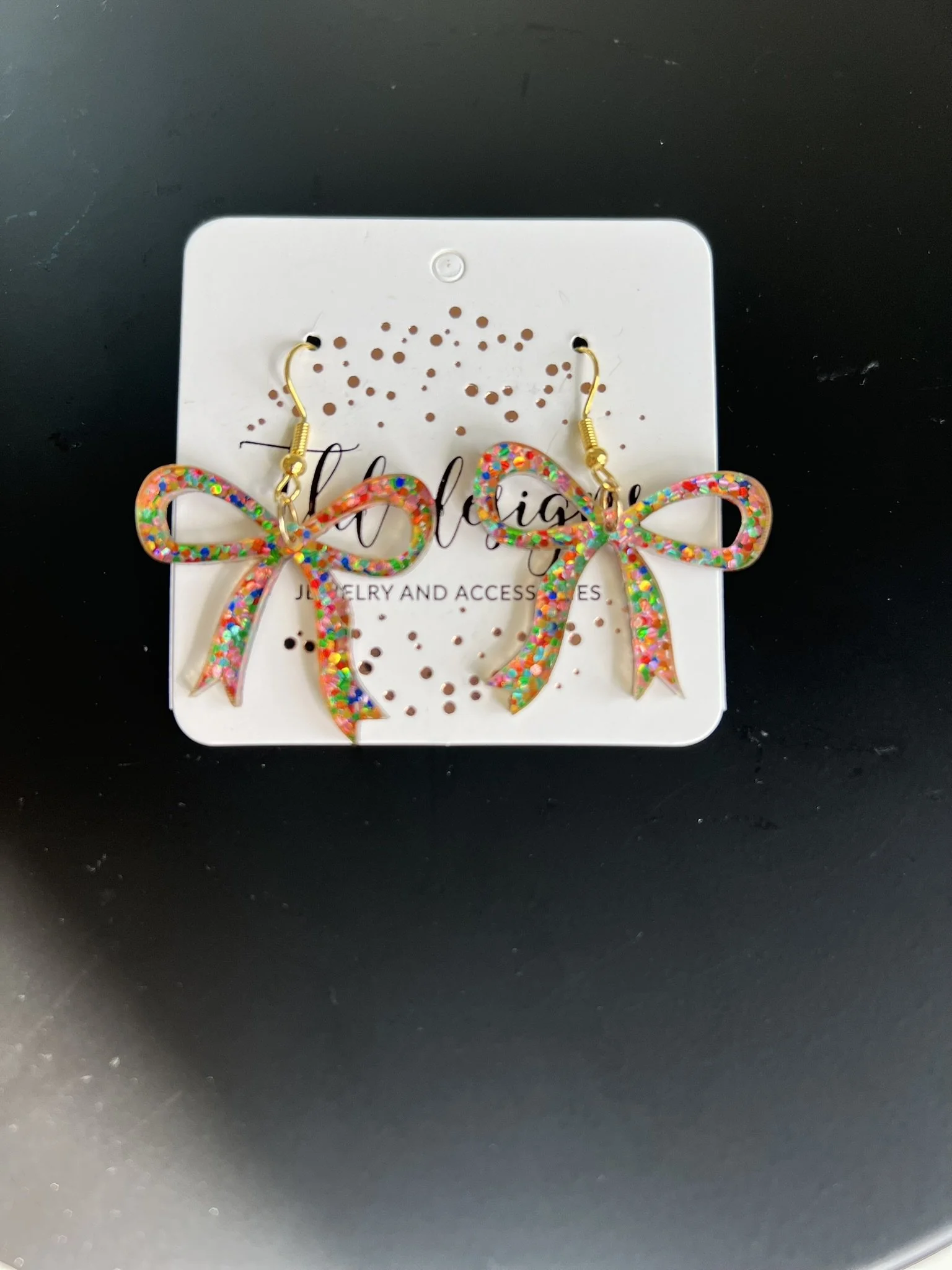 Confetti Bow Earrings