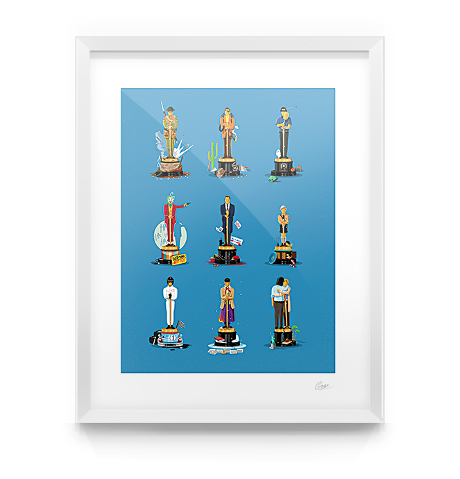 Best Picture/Oscar Illustrations — Olly Gibbs