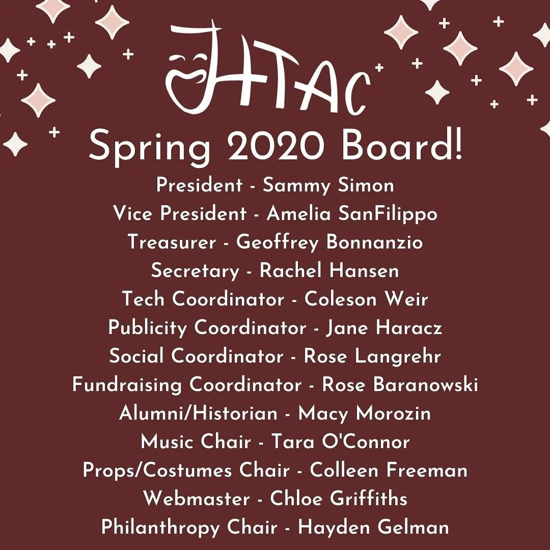 Congratulations to our Spring 2021 board!!
