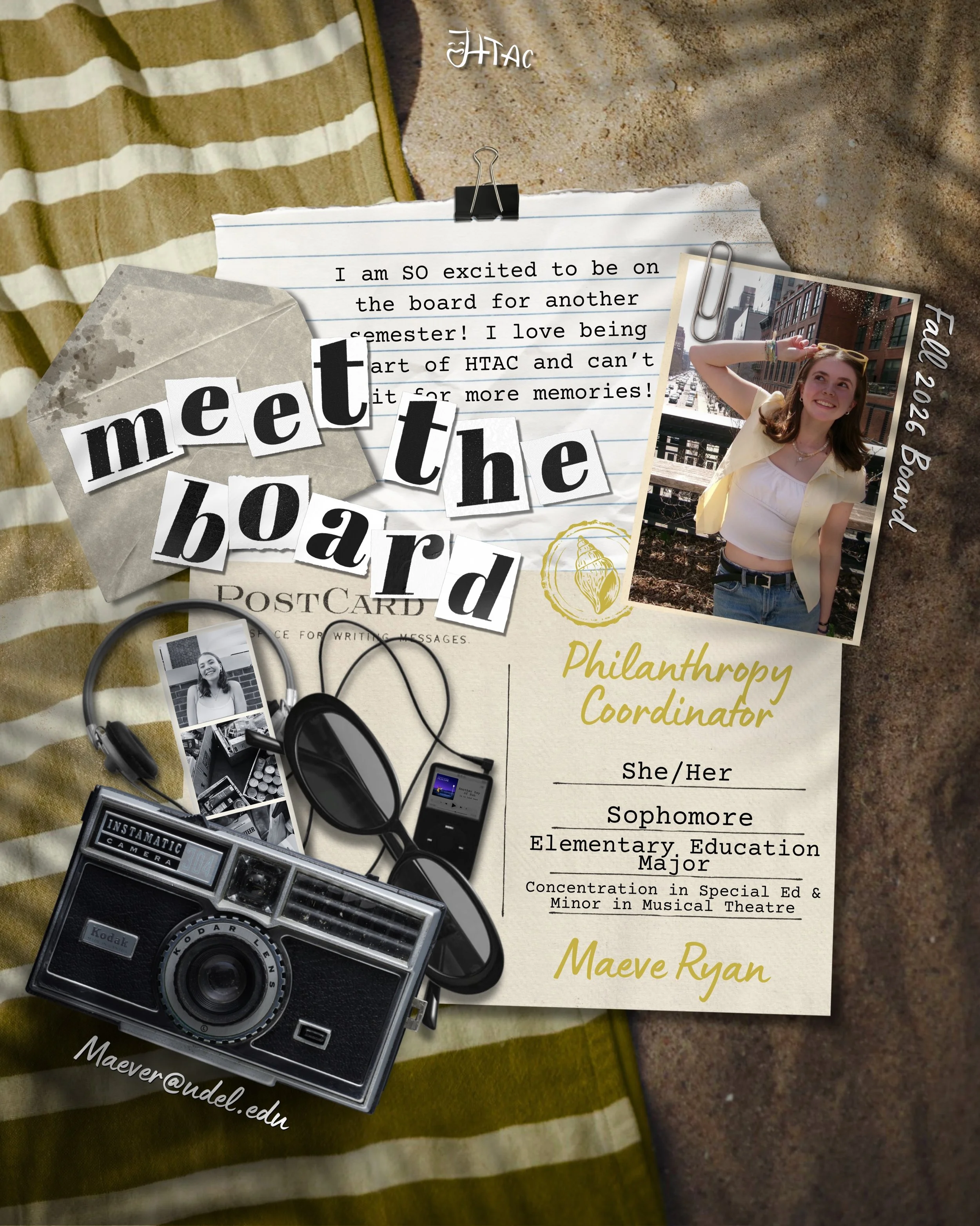 ✉️ Envelope #2 Found...

Inside is our Philanthropy Coordinator, Maeve Ryan!
Maeve is a Sophomore elementary education major with a concentration in special education and a minor in musical theatre.

&ldquo;I&rsquo;m so excited to be on the board for