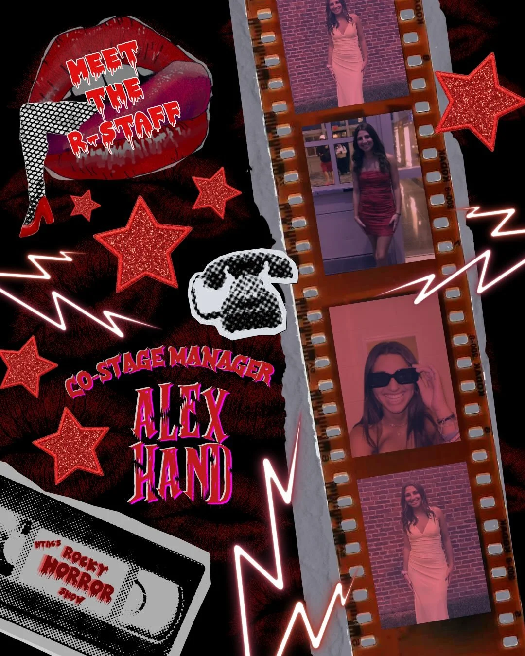 Happy Audition day, it&rsquo;s time to meet the team! 

First up is our incredible Stage Management and Fight and Intimacy teams! 

Alex Hand - Co-Stage Manager
Alex is a Junior Human Services and Theatre double major with minors in Journalism and Th