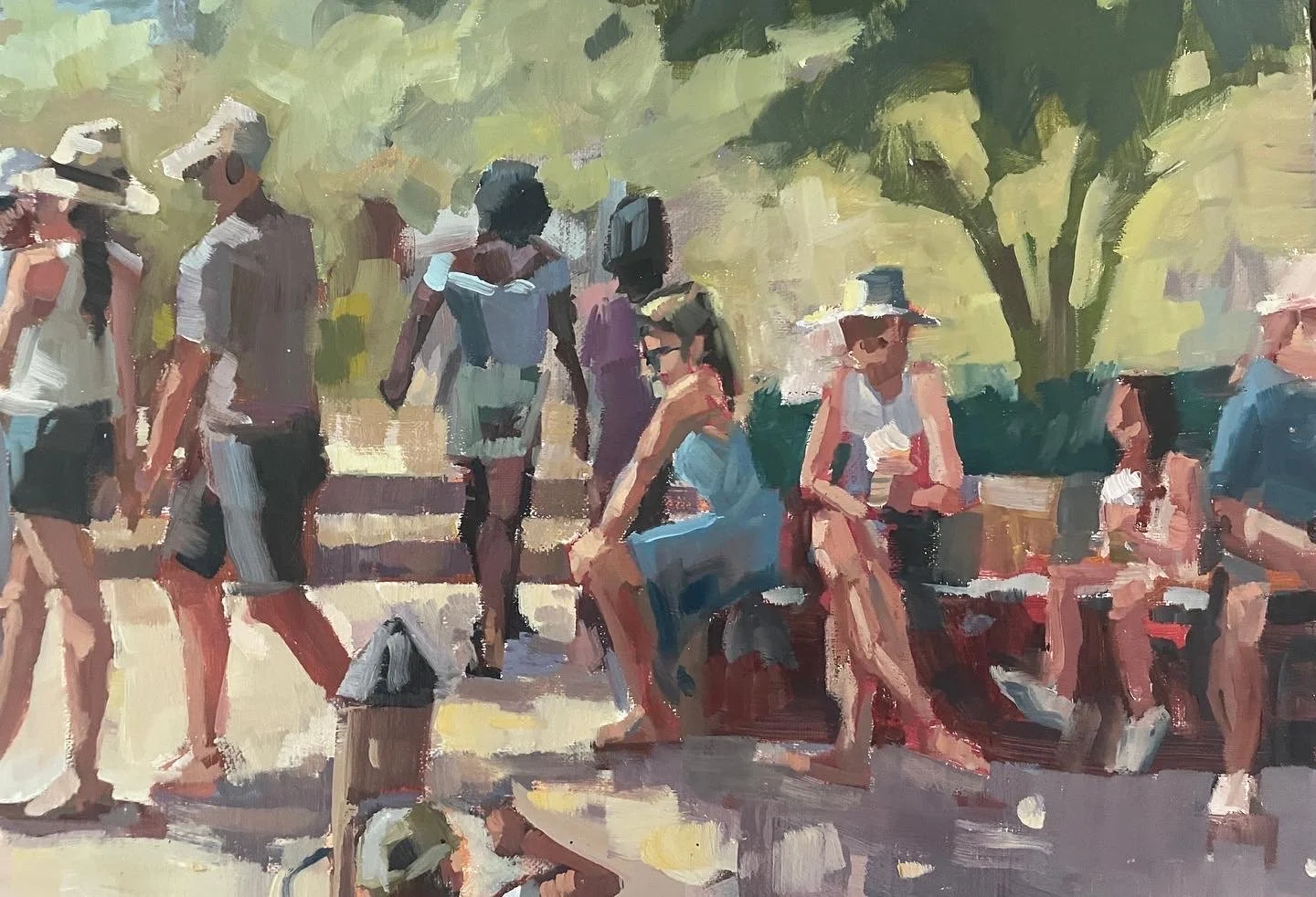 the making of paintings to celebrate!