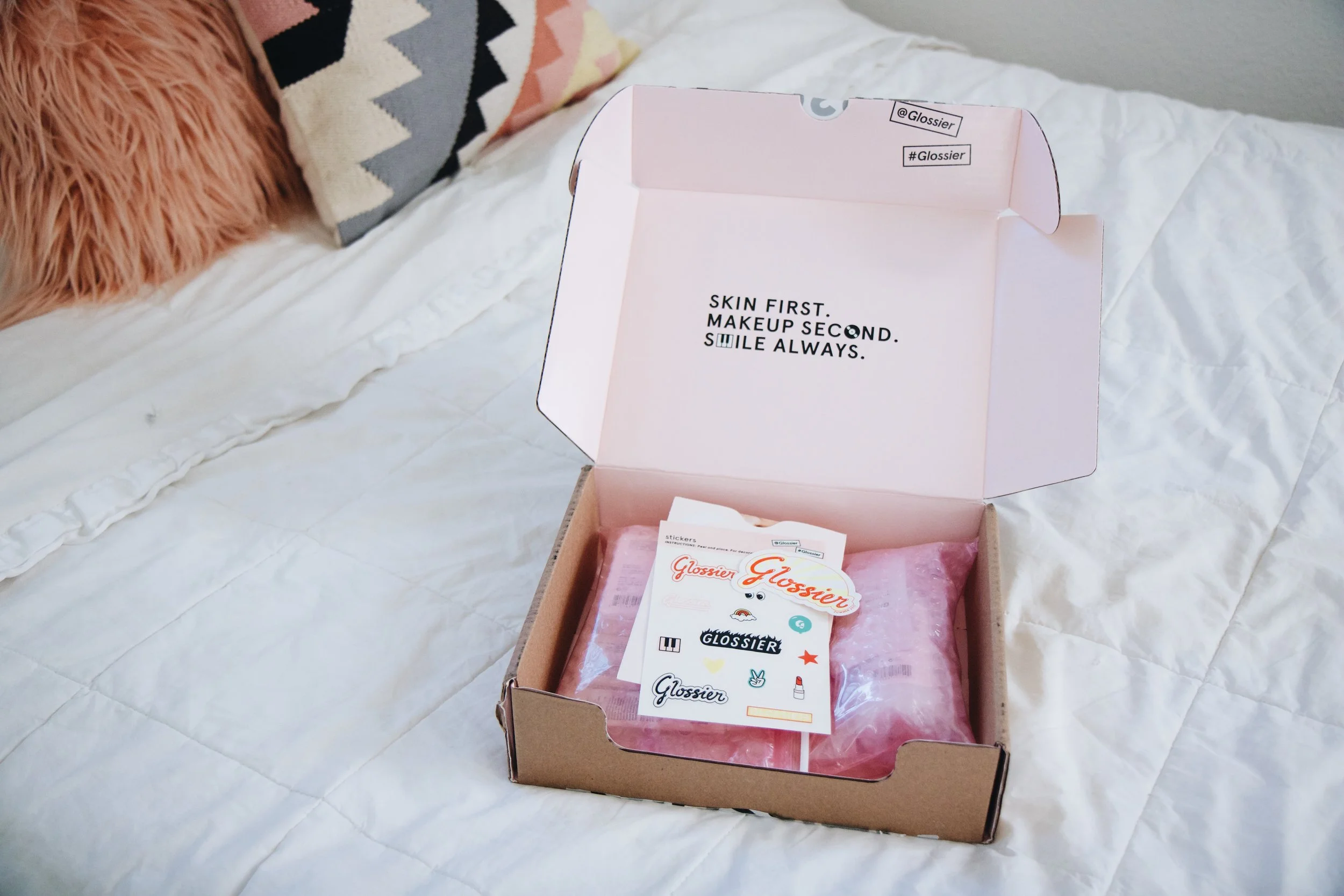 glossier haul
