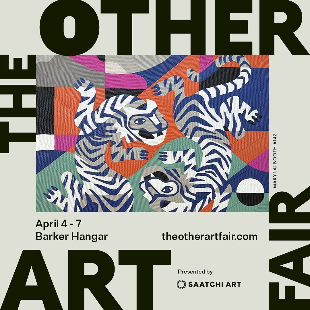 The Other Art Fair Los Angeles is just one week away!✨ Mark your calendars for April 4 - 7 at Barker Hangar in Santa Monica. I&rsquo;ll be at Booth #142 with my latest pieces.🖤

Come say hello 👋🏼 
#TheOtherArtFairLA @theotherartfair 
(Book your ti