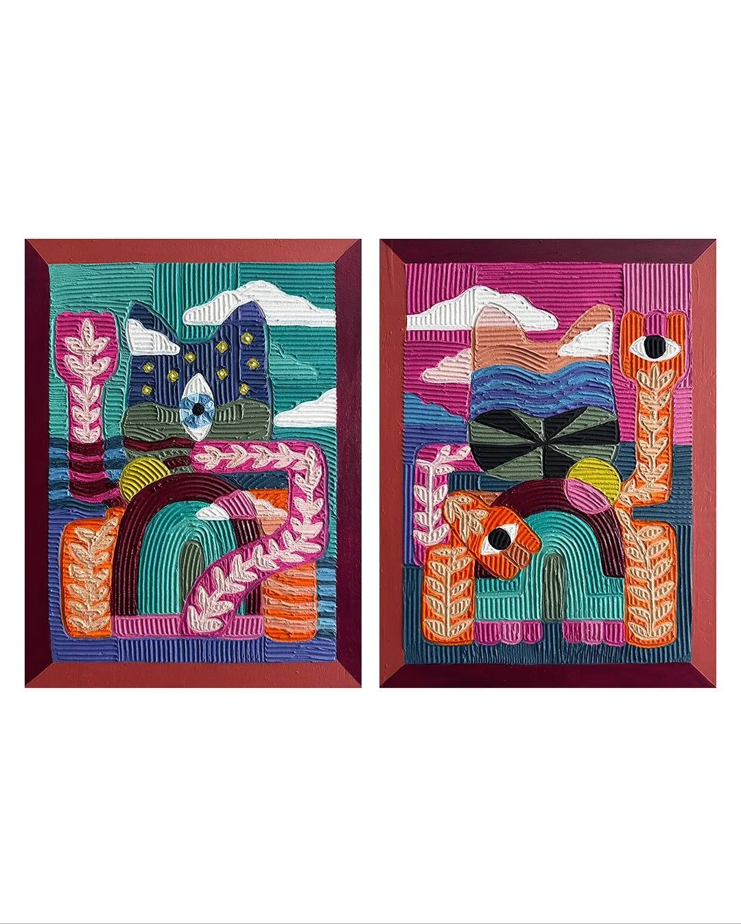 Weekend Lineup.

Created these new versions of &lsquo;Nine Lives&rsquo; that represent all the different phases &amp; lives that artists live in their career. 
A constant cycle of reinventing and rebirth.✨
You can find these 12&rdquo; x 16&rdquo; art