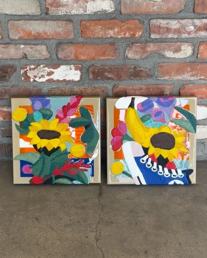 &lsquo;Stop and Smell the Flowers&rsquo; (A &amp; B) 
A reminder even in crazy times to pause &amp; appreciate the small joys in life. 

Band of Vices announces Dear Artists&hellip; BE STILL &mdash; the second chapter of its multi-show initiative and