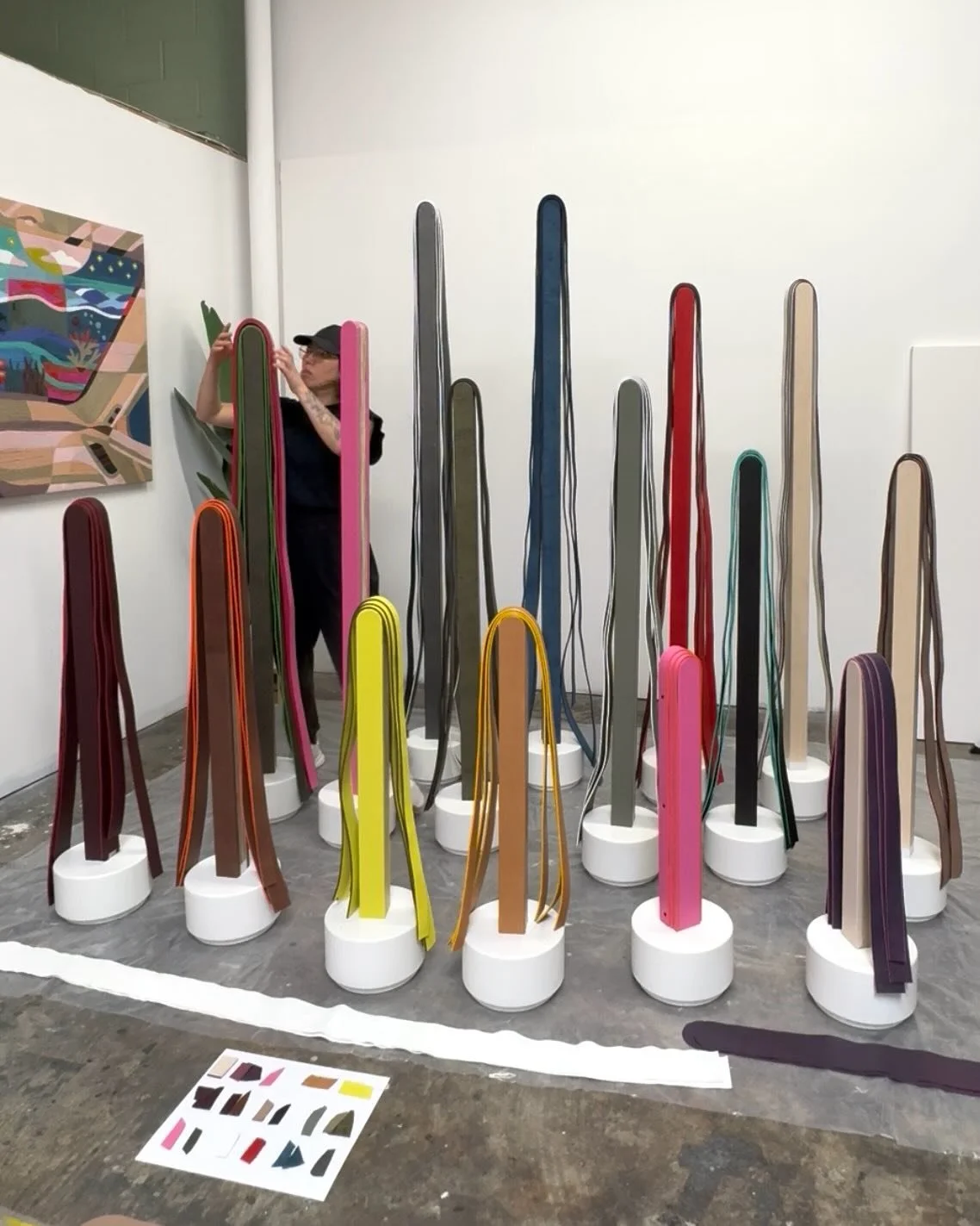 From the studio to San Francisco&hellip; 
(with a Golden Gate Bridge backdrop).

Been radio silent &amp; just jamming creating this &lsquo;Carry On&rsquo; exhibition for @artmarketproductions - stoked it&rsquo;s all finally here! Thank you @yiwei_art