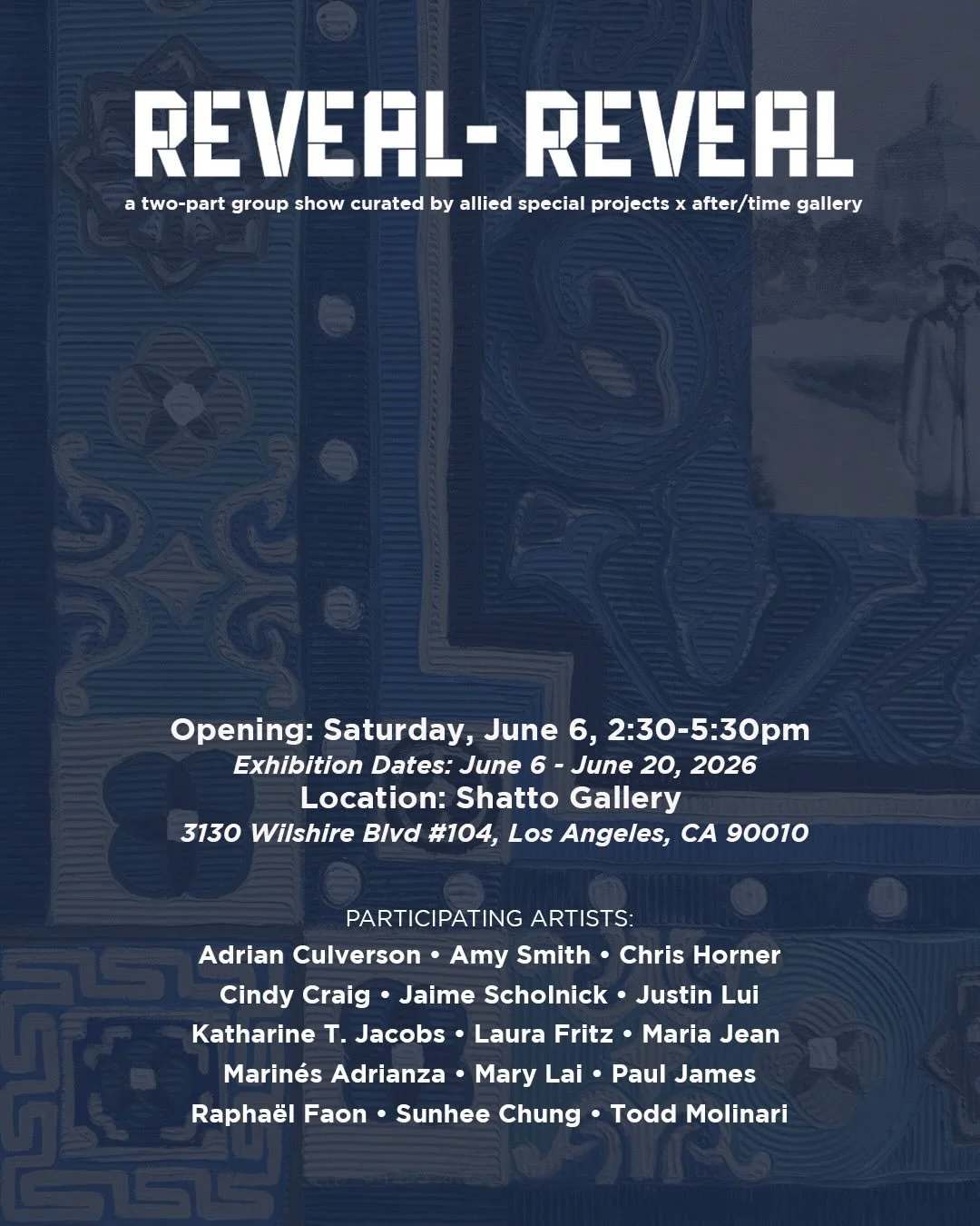 From an idea, to a conversation, then to action. 
It makes me smile that Reveal-Reveal has come to life. 
The final count is 7-0 artworks... SEVENTY! Wow, each artist brought their A+game and this exhibition is quite special. Come by if you&rsquo;re 