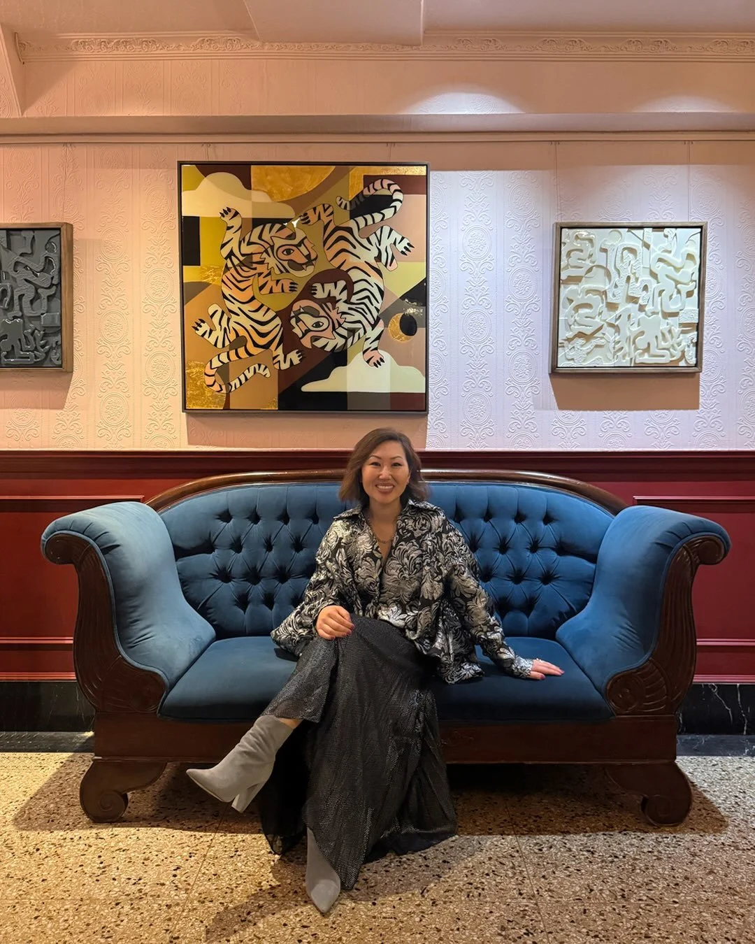 Lovely evening celebrating Angeleno&rsquo;s Dynamic Women and 20 years of female ownership at The Culver Hotel. Thrilled to be one of the female artists featured in this beautiful historic hotel. Thank you @culverhotel and @bruceluriegallery for brin