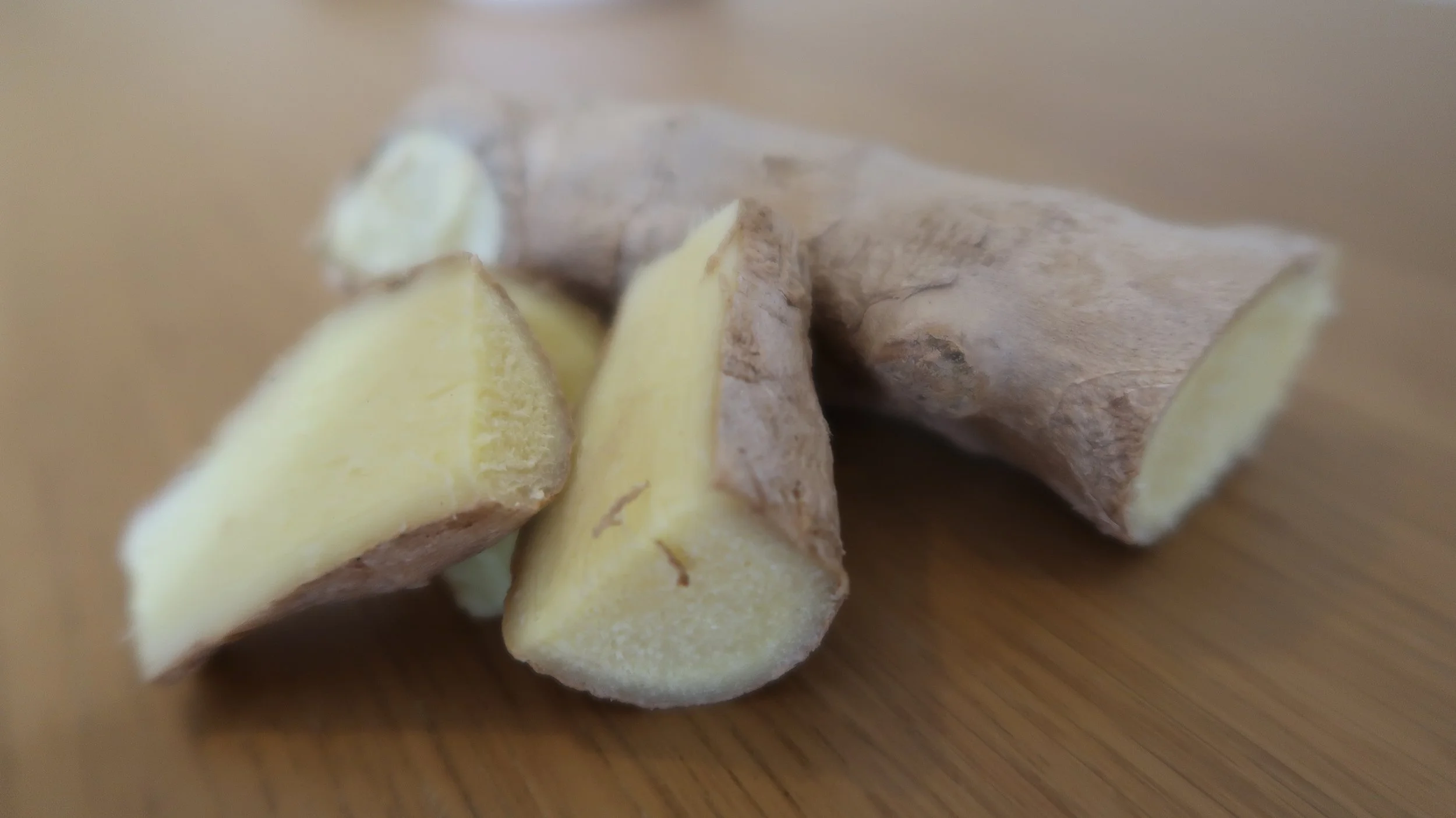 Spice things up by adding ginger root to your meals, to hot water or to a juice or smoothie!