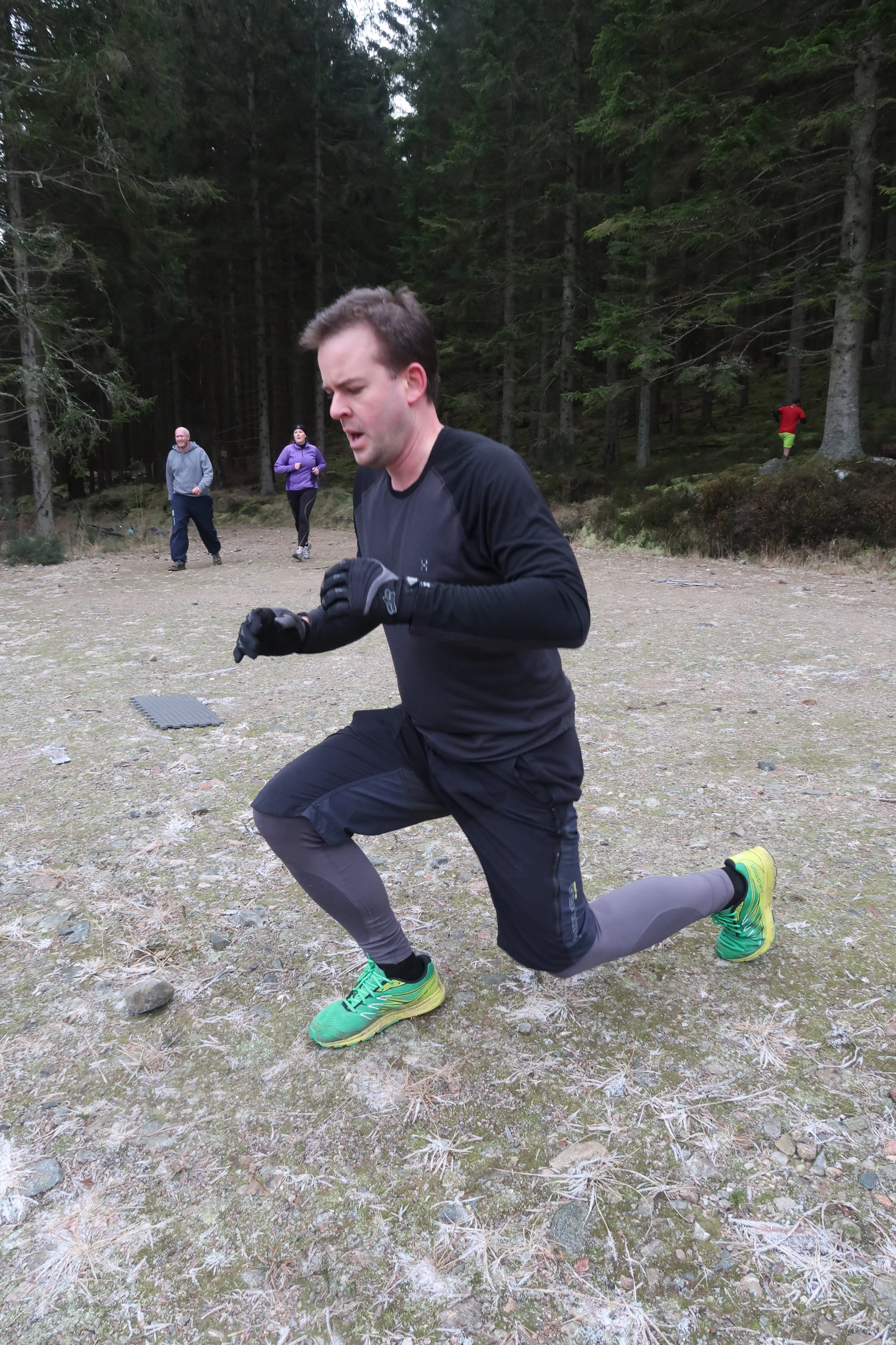 Doug loved the jumping lunges!