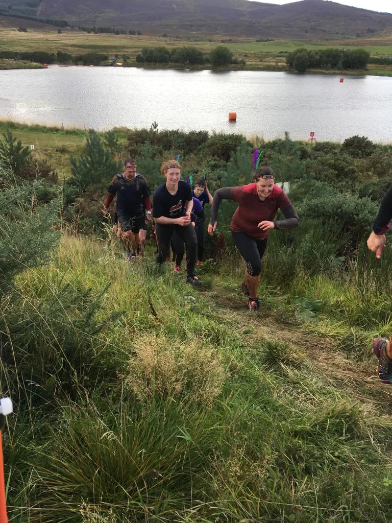 Lisa tamed the beast with Team Trail Tribe! Scotlands toughest obstacle course race!