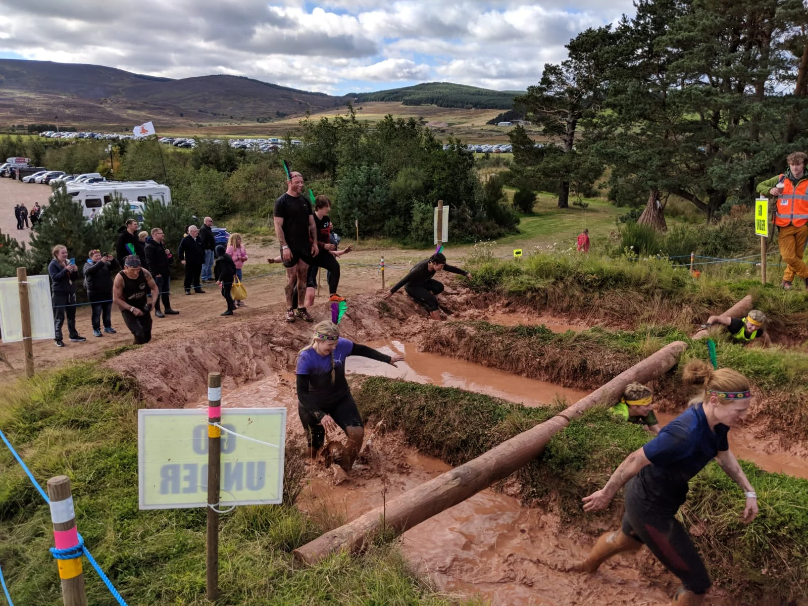 Getting stuck in the mud!