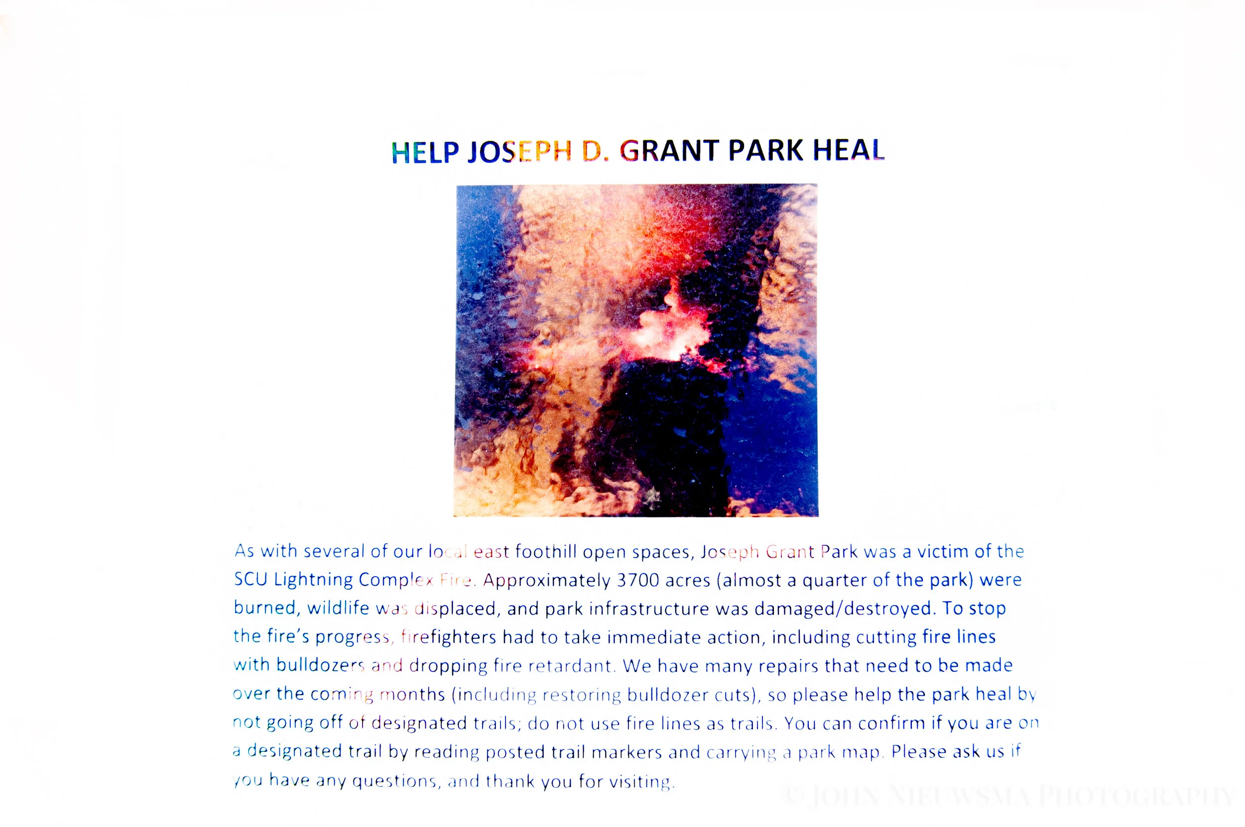 Help Joseph D. Grant Park Heal