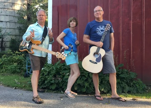 2017: My bro's and I in Iowa at our family reunion. We debut our band, D3, as an unspoken tribute to our dad. Pure joy.