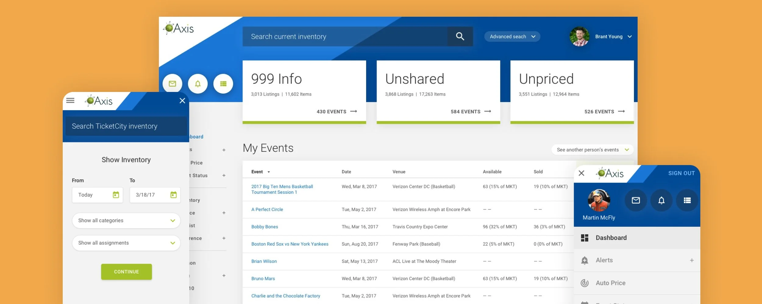 User Research and Product UI Design for TicketCity