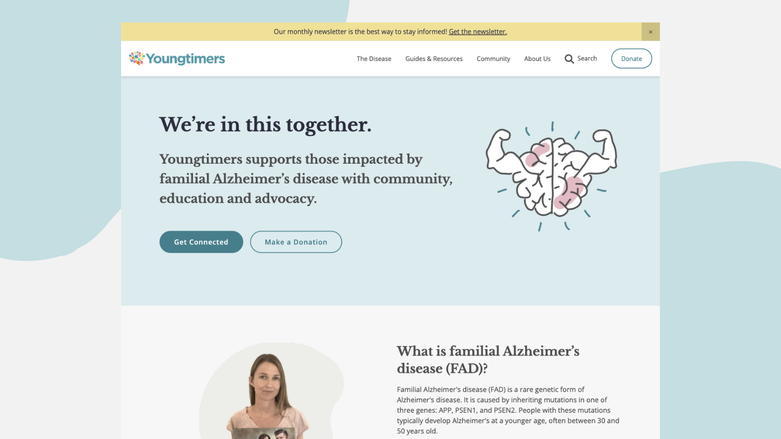 A Digital Home for the Familial Alzheimer's Community