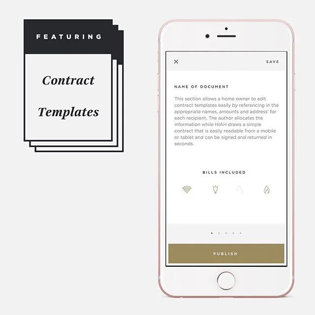 @hiah.co // The world of contracts is a scary and confusing one  for a lot of landlords and tenants. Dates and payment confusions often lead into messy endings and misunderstood intentions. So HIAH have decided to create a gallery of contract templat