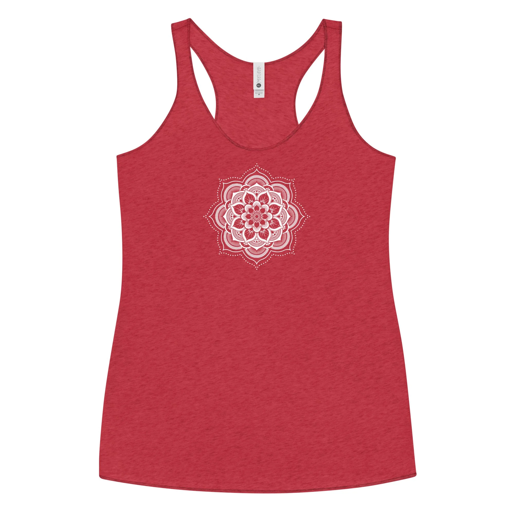 Mandala 3 Red Tank Top