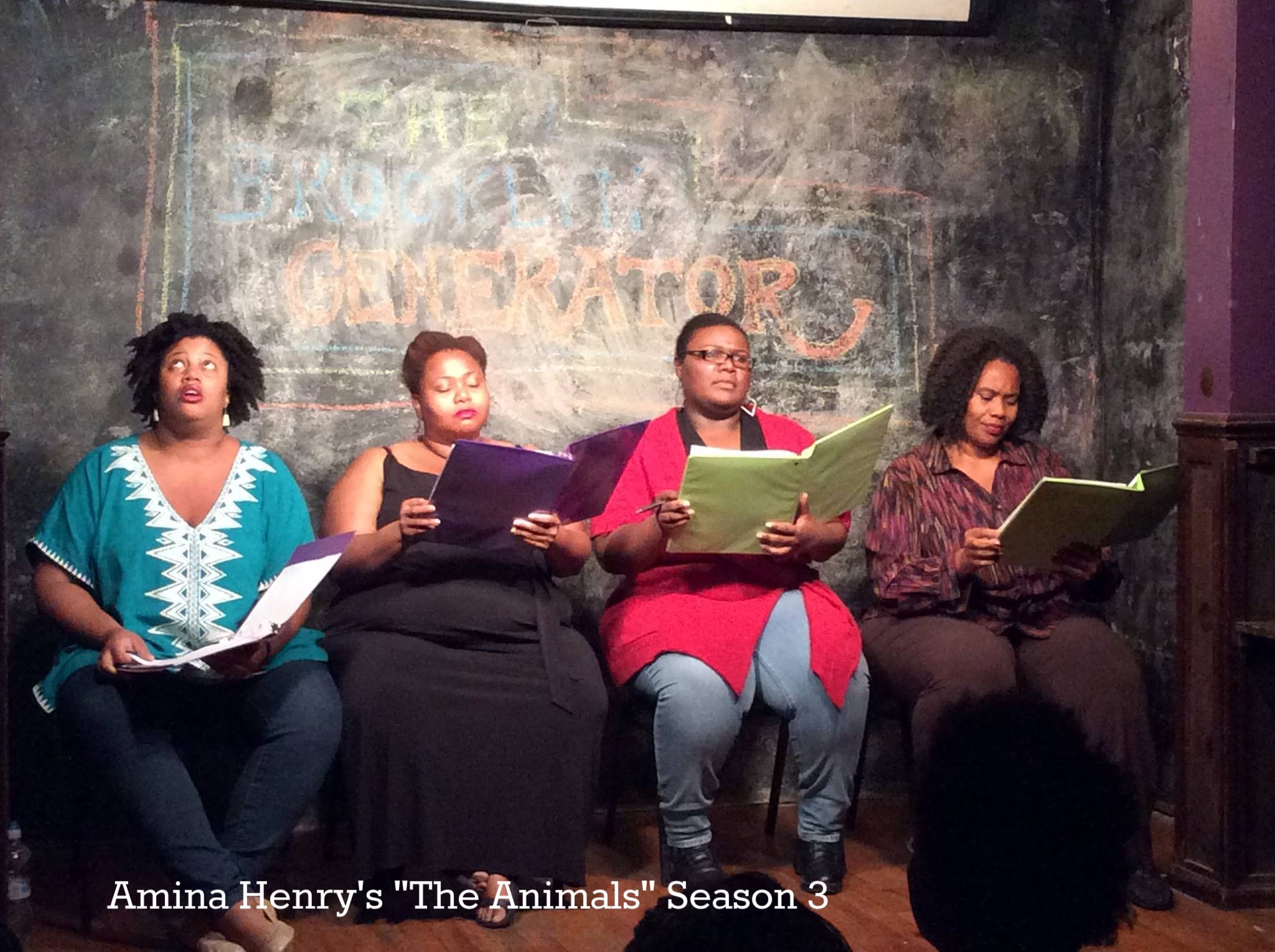Stacey Rose's "AS IS: Conversations with Big Black Women in Confined Spaces" during Season 4.of The Brooklyn Generator