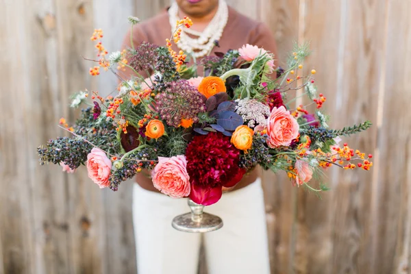 In case you're wondering, yes, this is me wearing my favorite pearls (fashion + flowers)! 