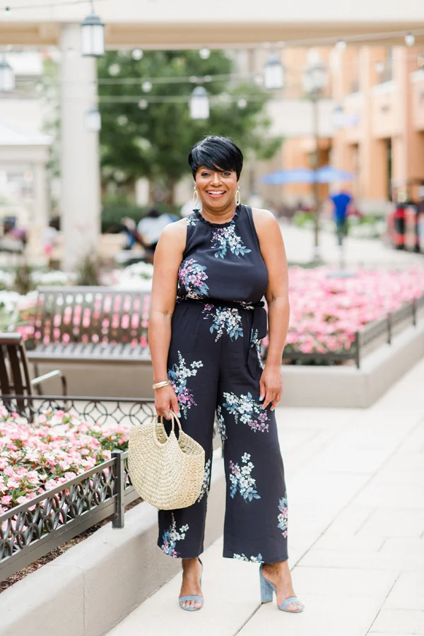 Anna Summer Garden Floral Jumpsuit main image 0