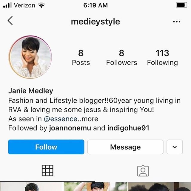 Good Morning Y&rsquo;all!! So someone has started a FAKE account with my images!! Please don&rsquo;t follow and please report them!! I see this happening a lot on Instagram lately!! And check out how they spelled my name...MEDIEY!!! Please don&rsquo;