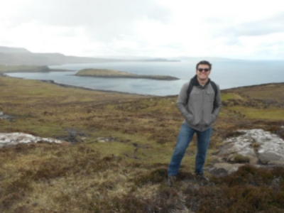 Anthony traveling in Scotland