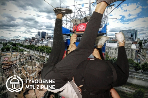 Not only do ziplines increase attraction, it also makes you goofier!