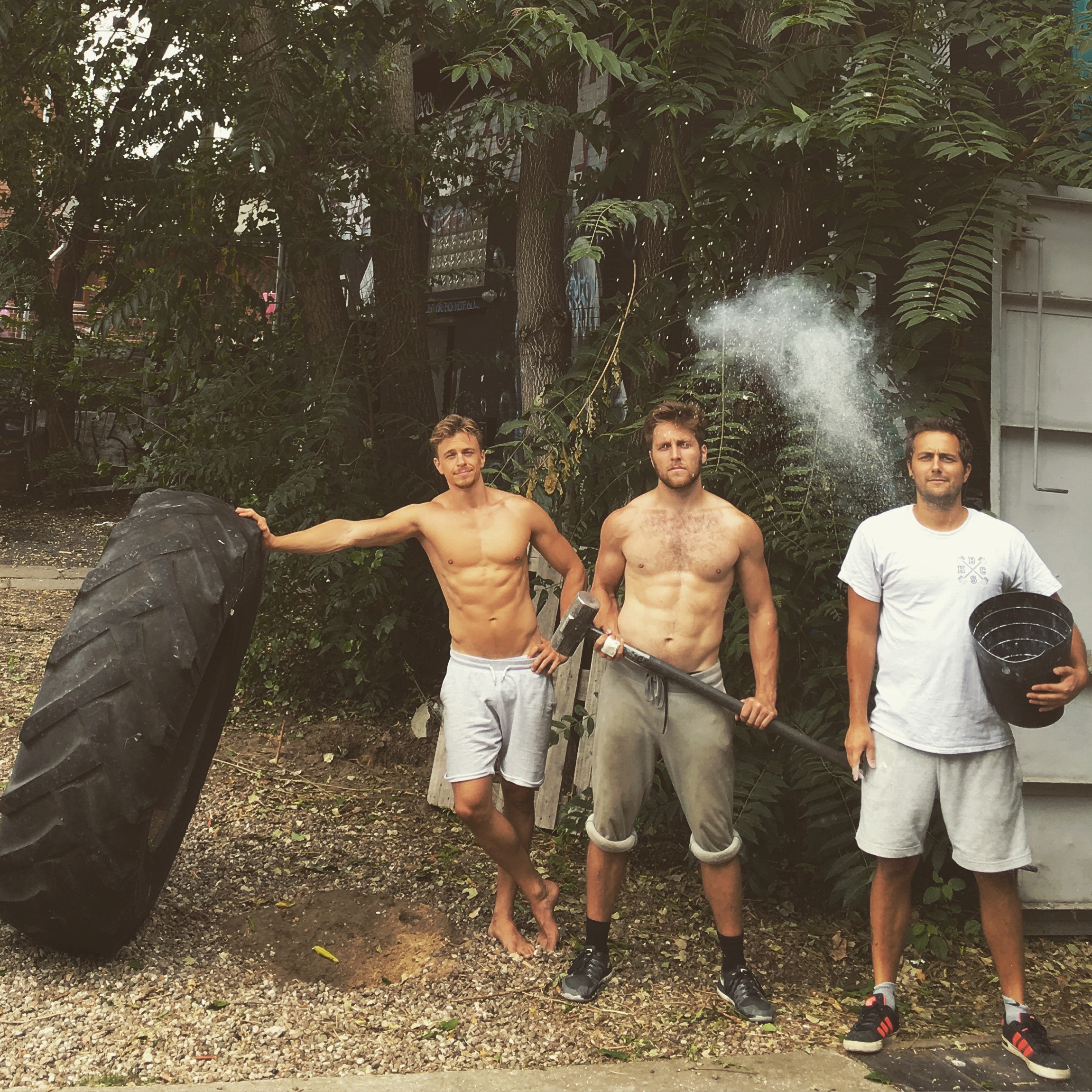 The Boy Band featuring Matthias (Left) and Christian (Right)