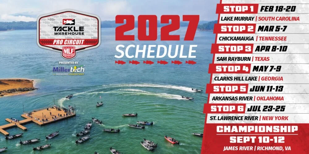 2027 Major League Fishing Schedule 