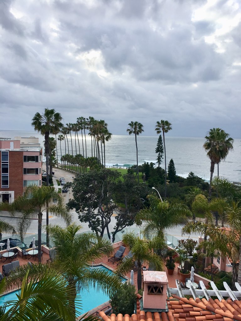  The scenic view from La Valencia Hotel 