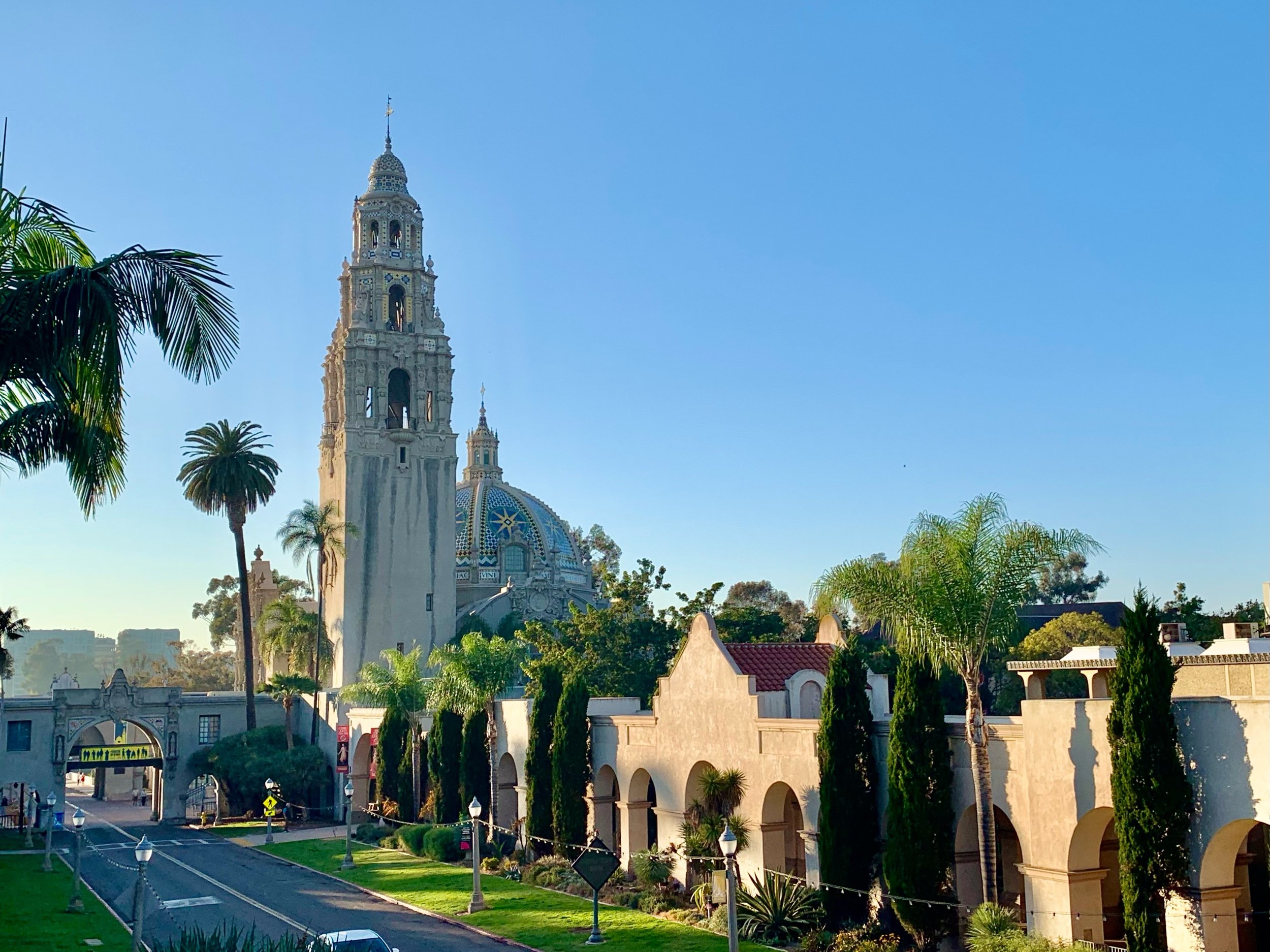  View west of California Tower 