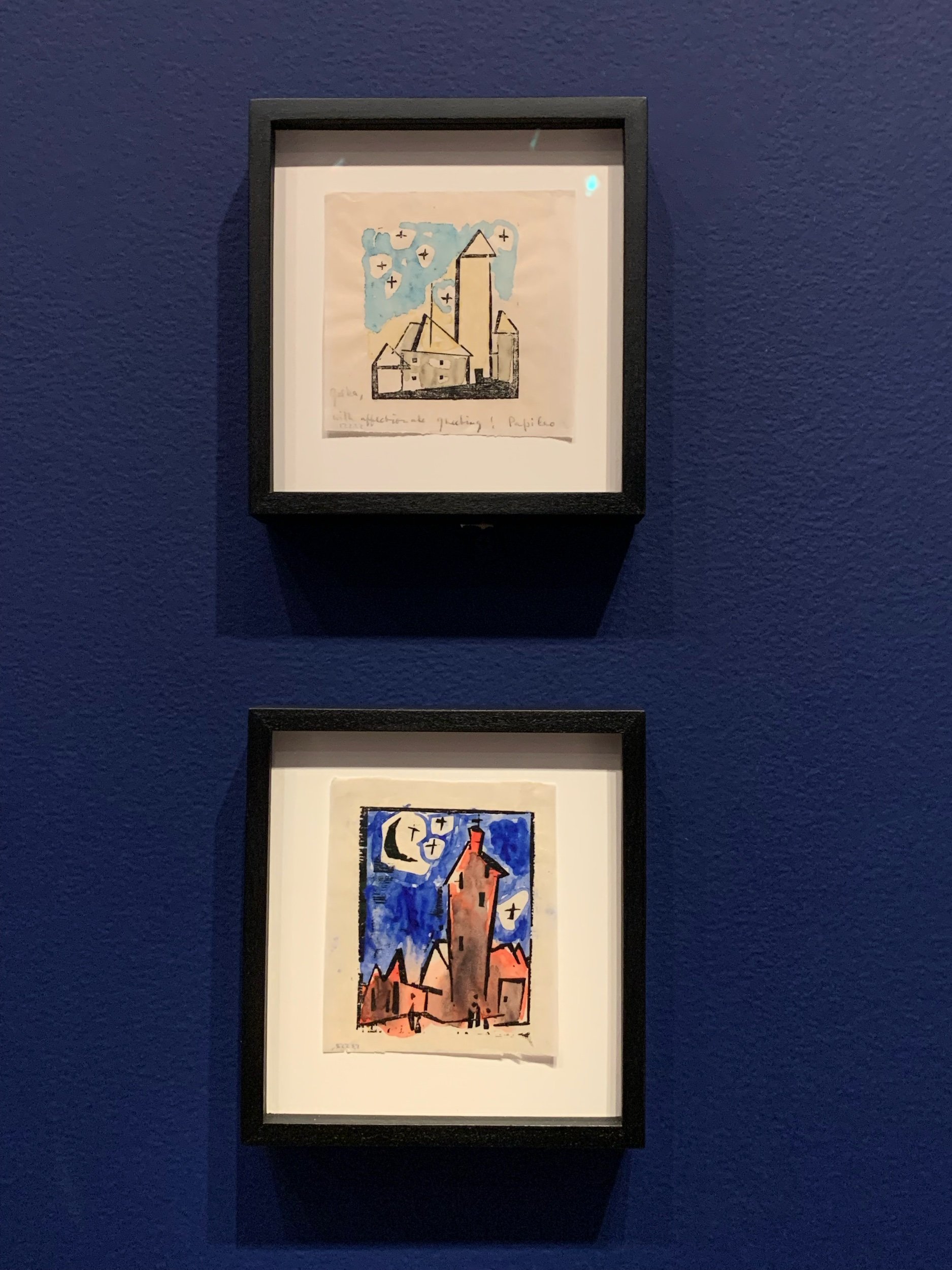  Lionel Feininger, Church with Six Stars, 1928 and Church with Tall Tower, 1920 