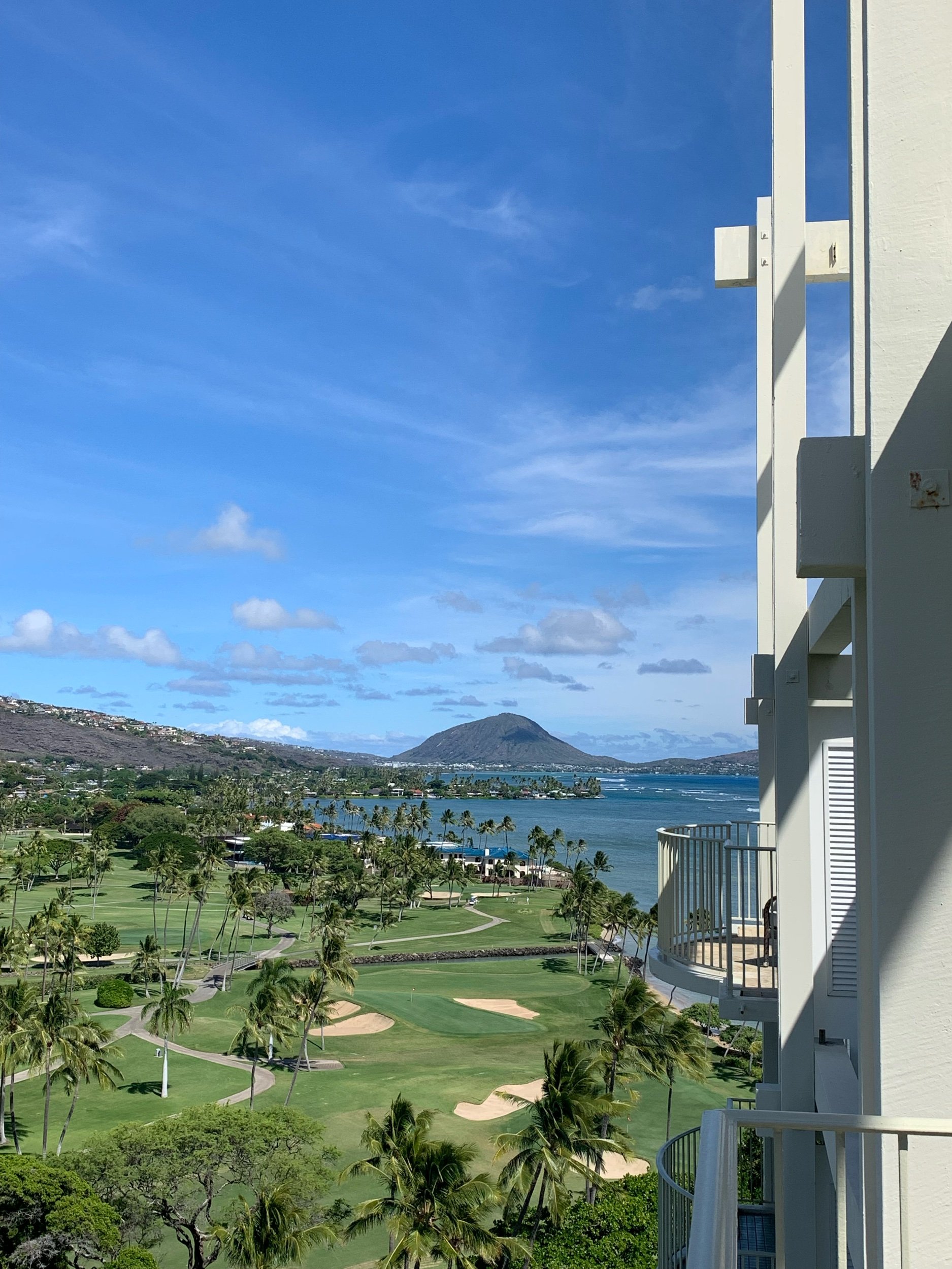  View eastward from top floor lanai  