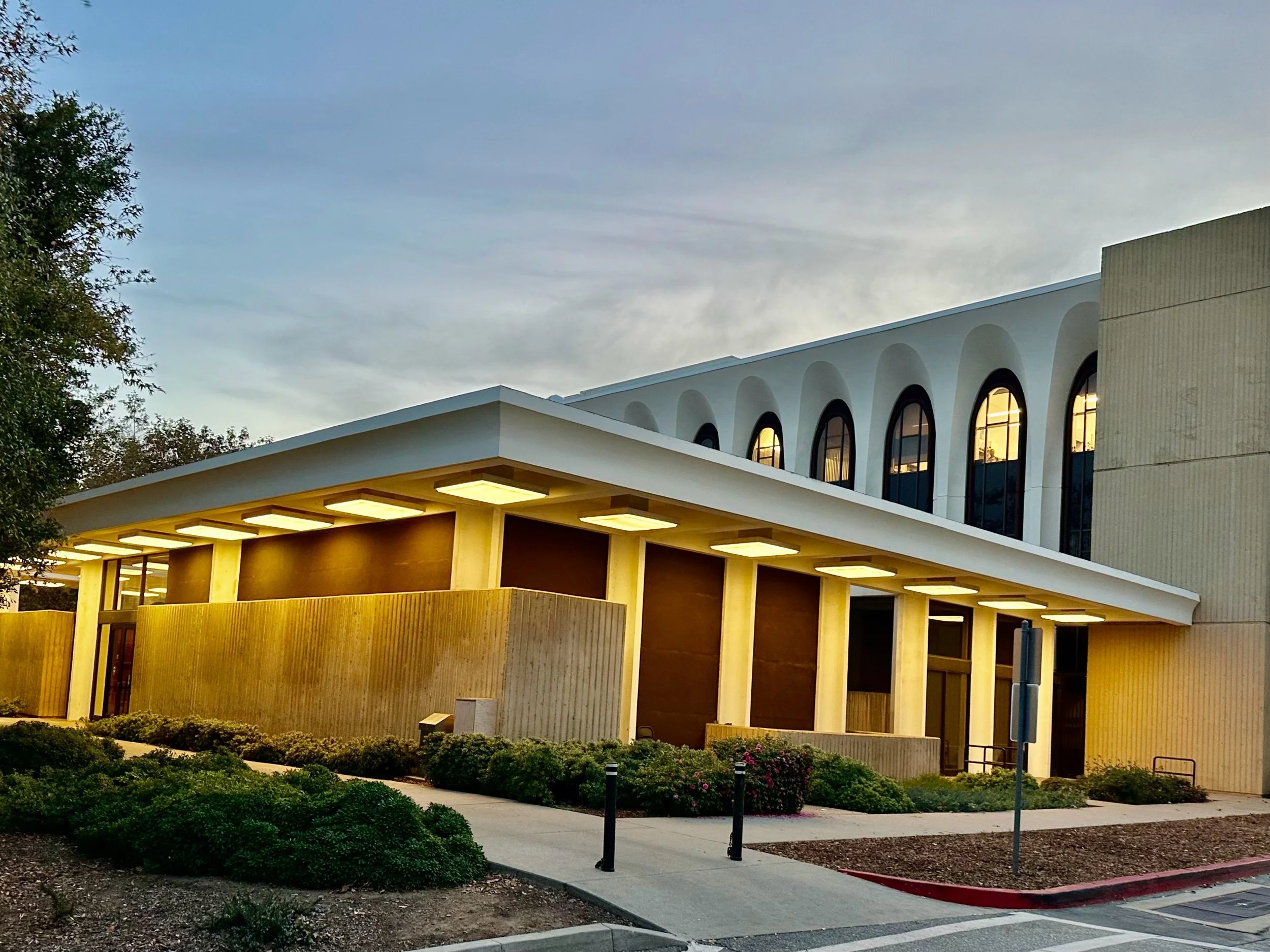 Campus Architecture - Caltech at Night