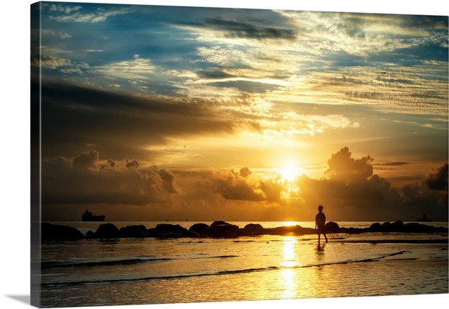 Sunrise with the Son - Galveston Texas