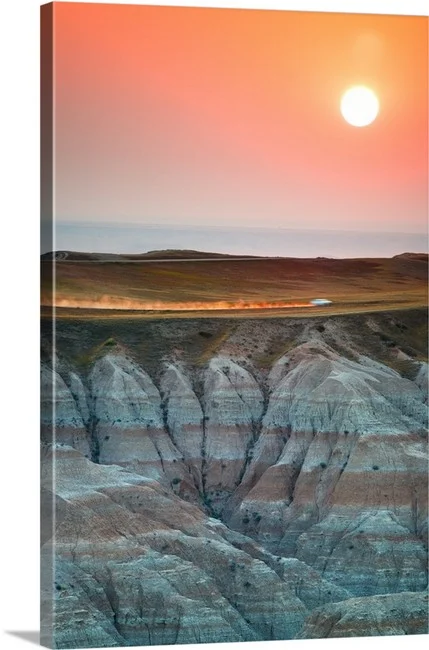 Road to the Badlands - Badlands National Park