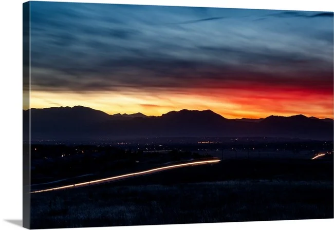 Rush Hour Sunset - Erie Colorado