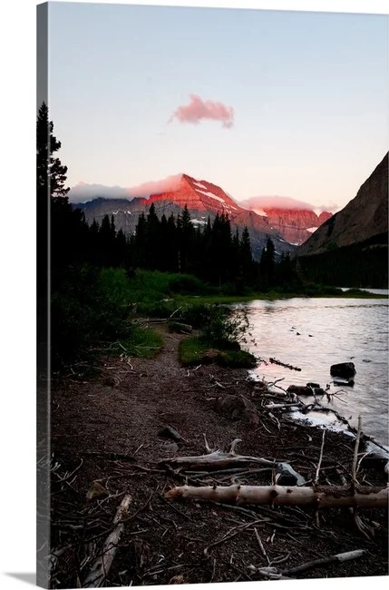 Driftwood Dawn - Glacier National Park Montana