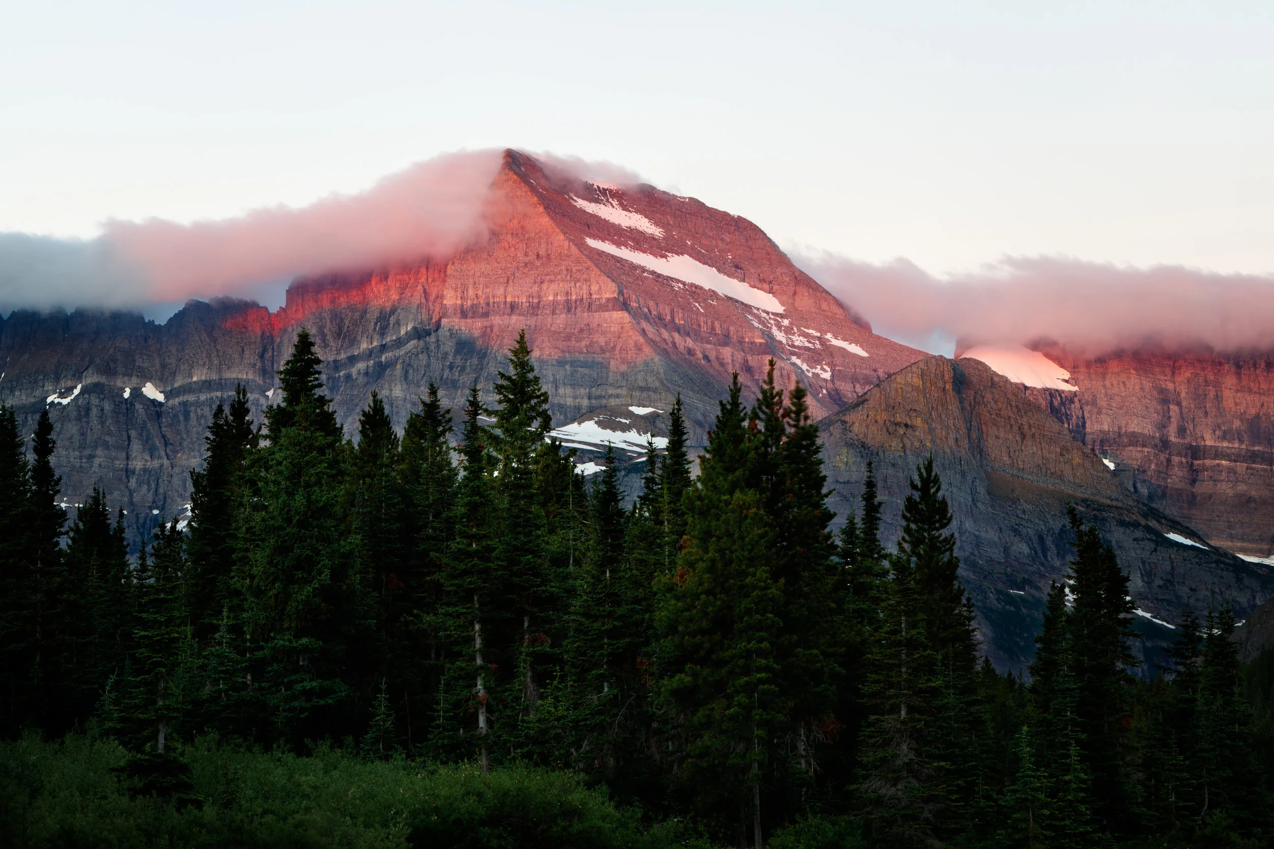 Gould'en Dawn - Mt Goulden Glacier National Park