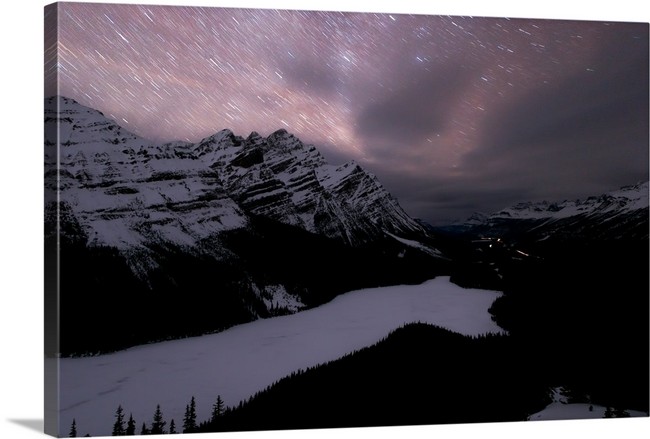 Peyto Night Falls | Banff National Park Canada