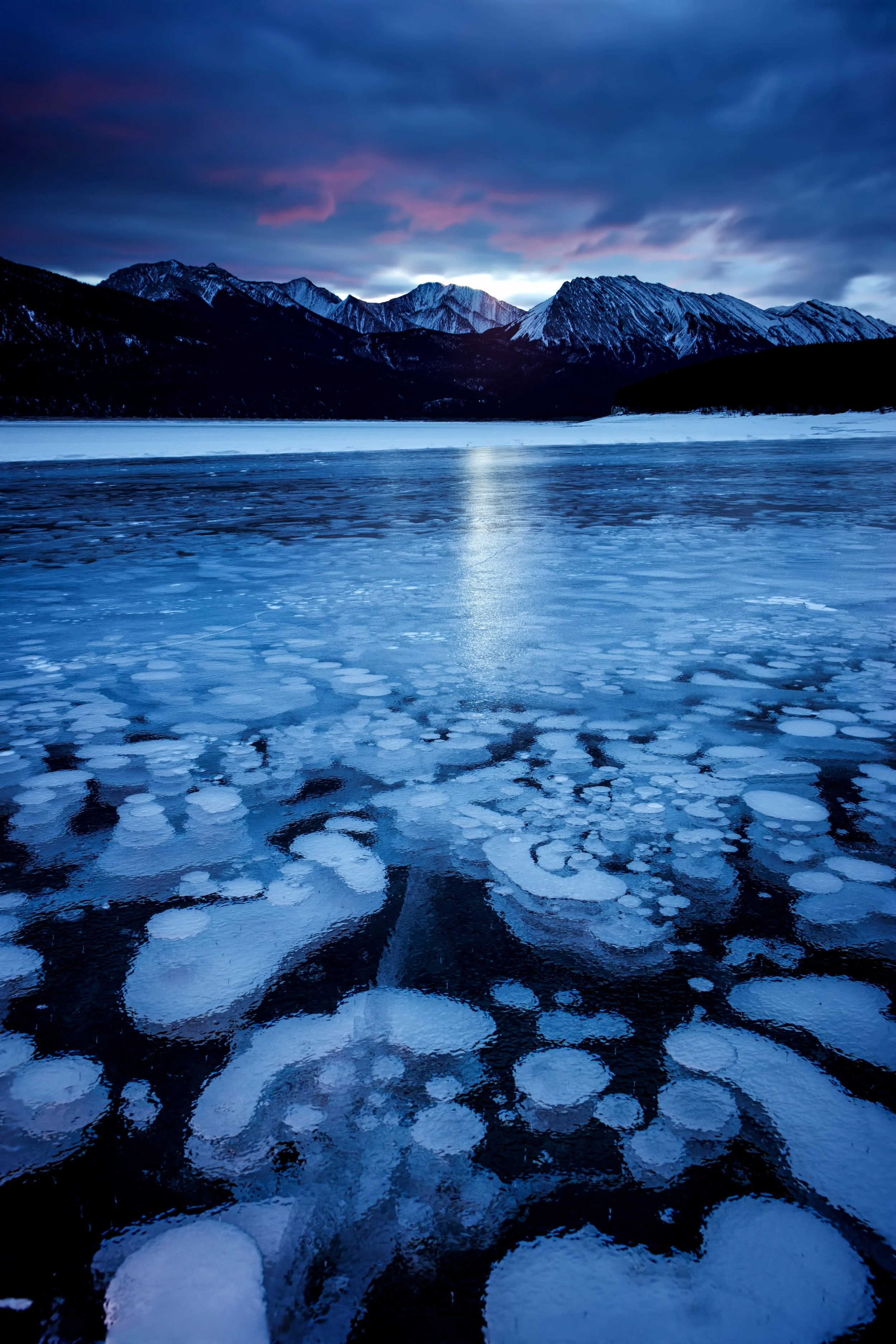Blue Hour Bubbles - Canadian Rockies