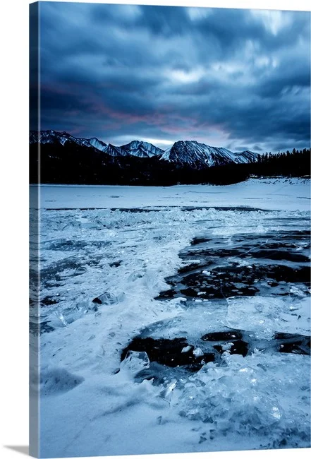 Broken Ice - Canadian Rockies
