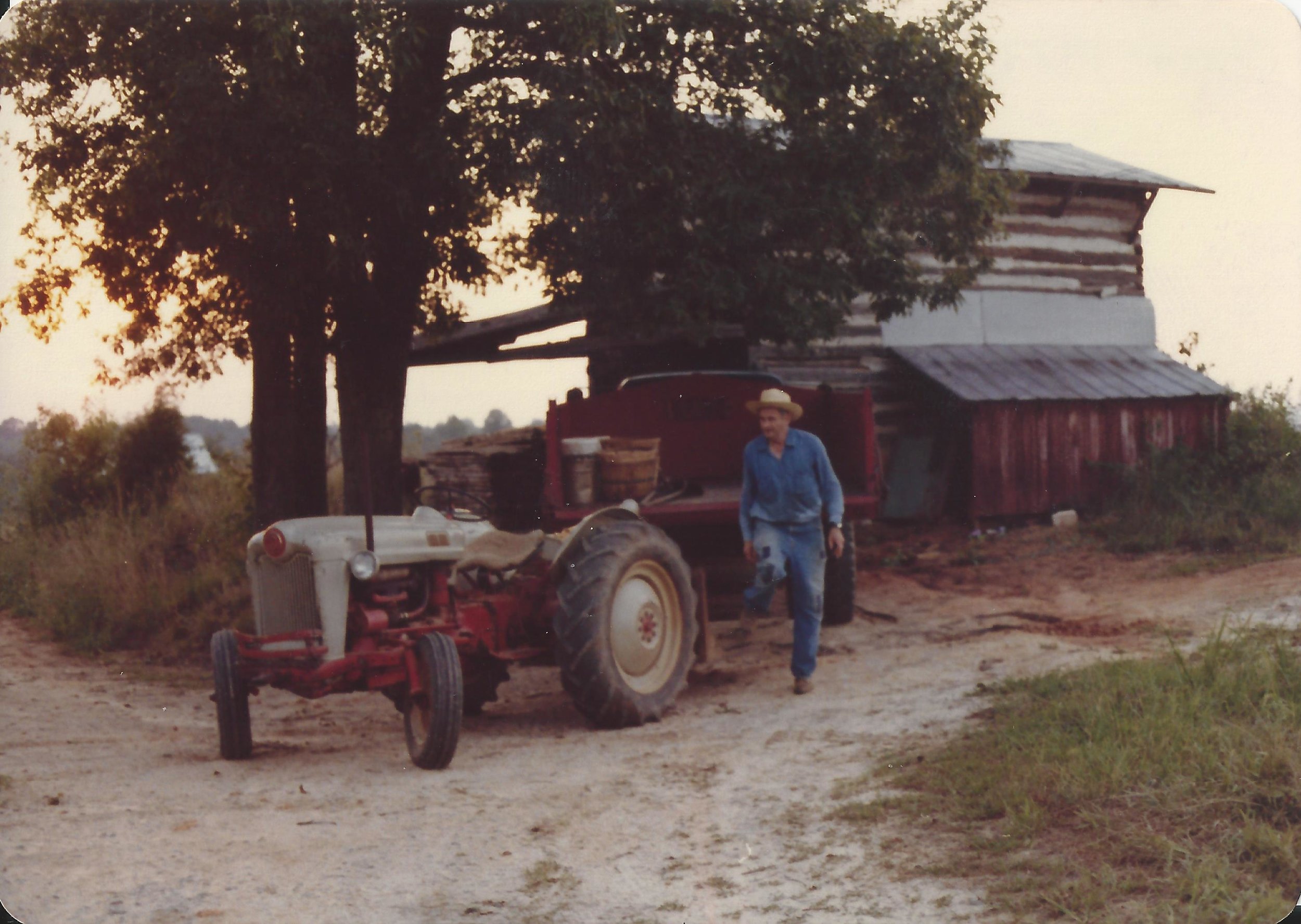 Pa & his tractor